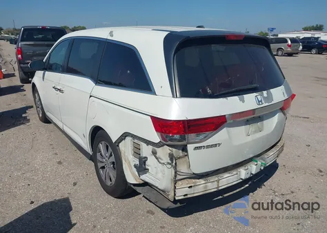 2014 Honda Odyssey Ex-L z USA, uszkodzony, nr VIN 5FNRL5H64EB086457